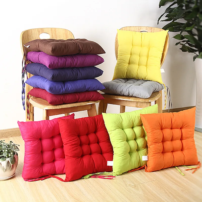 1 adet Ofis Sandalye Minderi Renkli Polyester Kış Sıcak