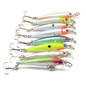 

1 PCS 2.1g / 5cm Fishing Lures Artificial Minnow Bait 8 Colors Crank Bait Lifelike Hard Bait Wobbler Bass Carp Fishing Tackle