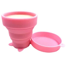 Silicone Folding Cup Telescopic Collapsible Portable For Outdoor Travel Camping HUG-Deals