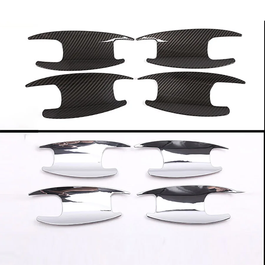 

Carbon Fiber Door Handle Cup Bowl Cover Trim for Mercedes Benz Clase C E GLC W213 E205 X253