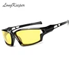 LongKeeper New Yellow Lense Night Vision Driving Glasses Men Polarized Driving Sunglasses Goggles Reduce Glare ► Photo 3/6