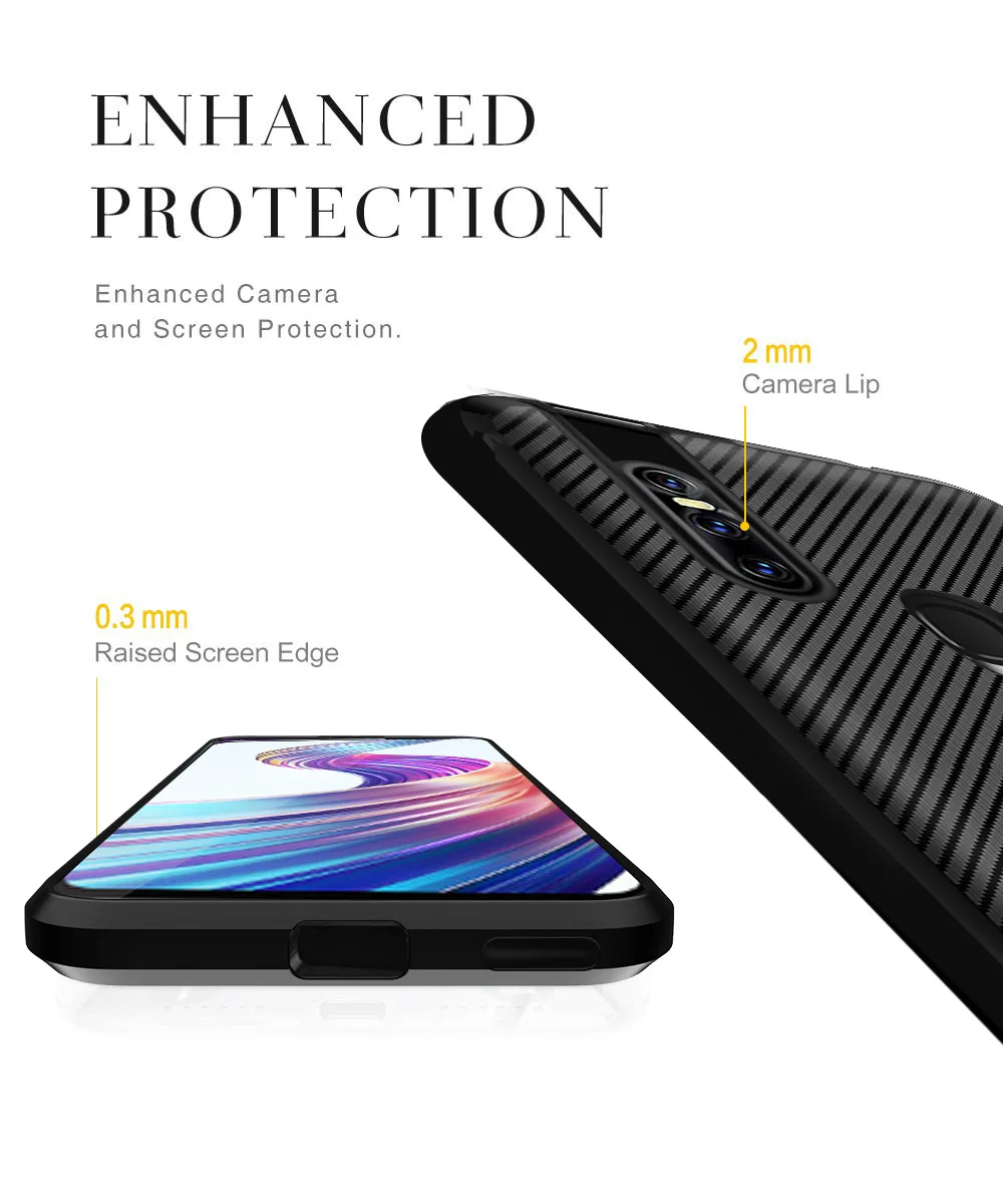 Luxury Slim Tpu Phone Cover For Vivo V15 Silicone Soft Carbon Fiber Protective Shockproof Cover For Vivo V15 Pro Case