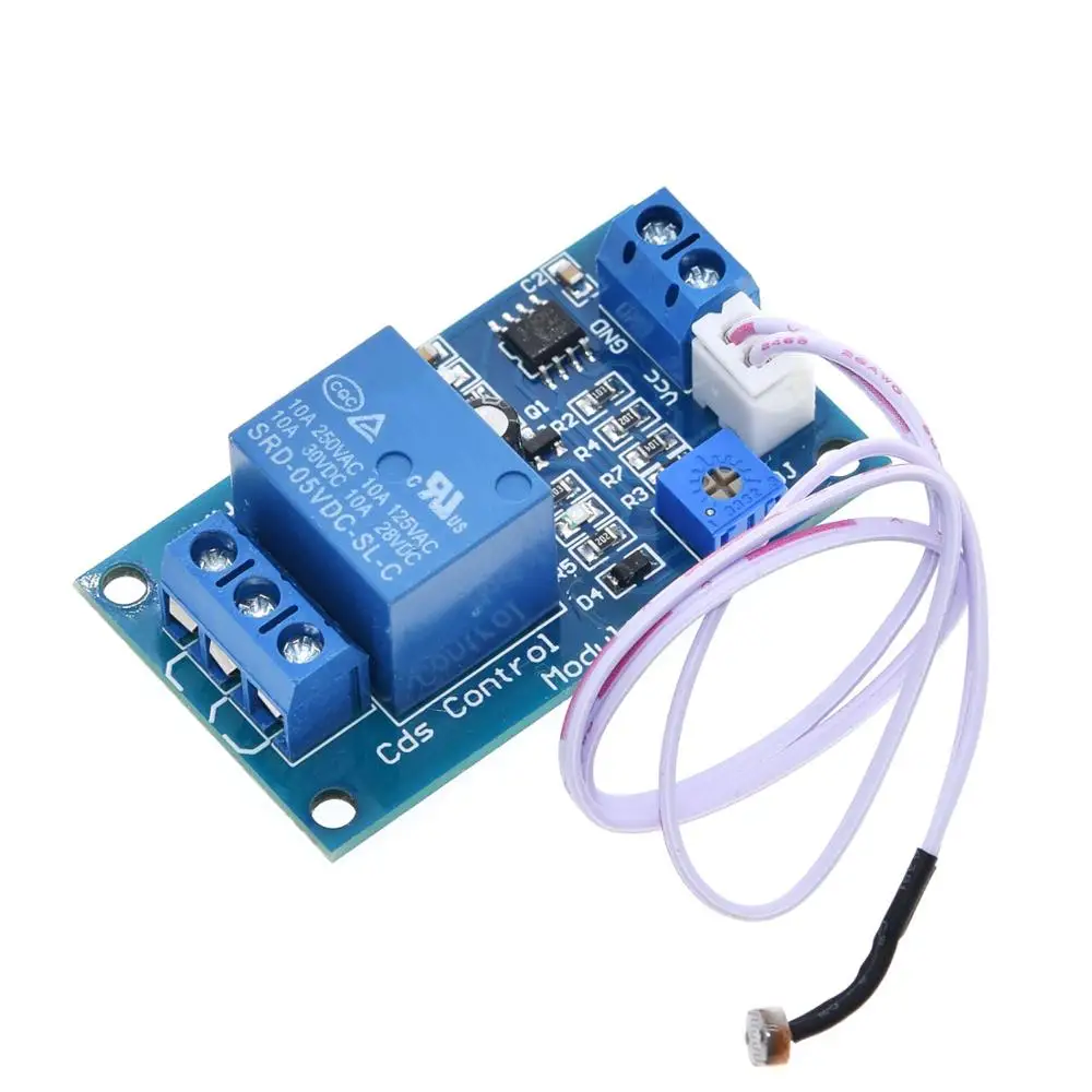 12V Light Control Switch Photoresistor Relay Module Detection Sensor XH-M131 New
