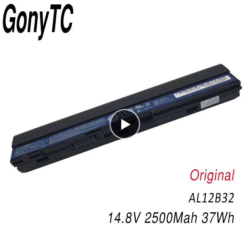 Оригинальный Новый аккумулятор для ноутбука AL12B32 Acer Aspire One 725 756 V5 171 B113 B113M AL12X32 AL12A31