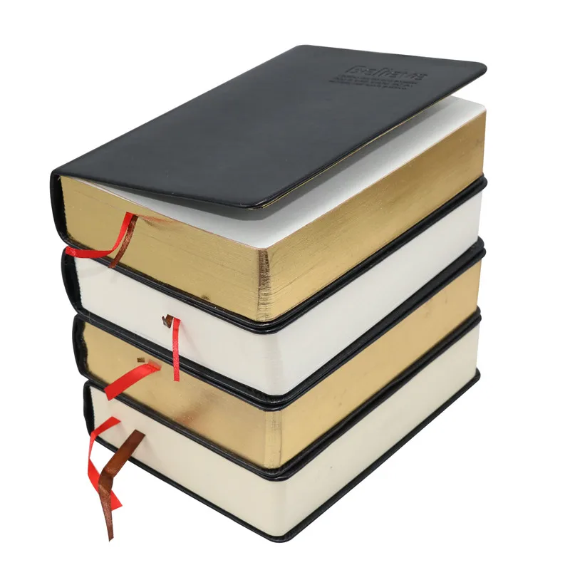 Caderno de Papel Grosso do Vintage Bloco de Notas de Couro Artigos de Papelaria Bíblia Livro Diário Zakka Diários Agenda Planejador Escola Escritório Suprimentos 7 High Quality Material escolar e de escritório