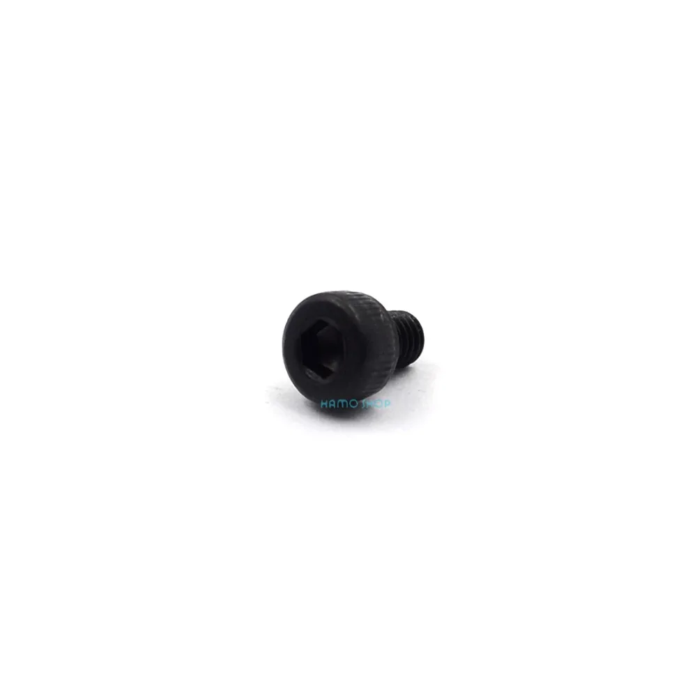 

100pcs M3x4mm Allen Hex Head Shcs Black Screws Steel Bolt Cap Hexagon Head Socket Hex