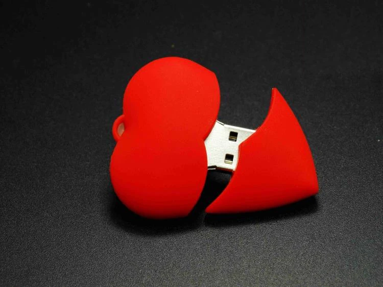 Garunk Red heart U disk Mega Fabrica Crystal love pendrive 4G 8G 16G 32G ручка накопитель ювелирное изделие usb
