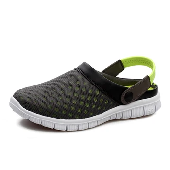 

Men 39 s shoes beach shoes Slip On Garden Shoes Lightweight Beach Sandals For Men Sneakers Slippers Men Shoe Big Size 47