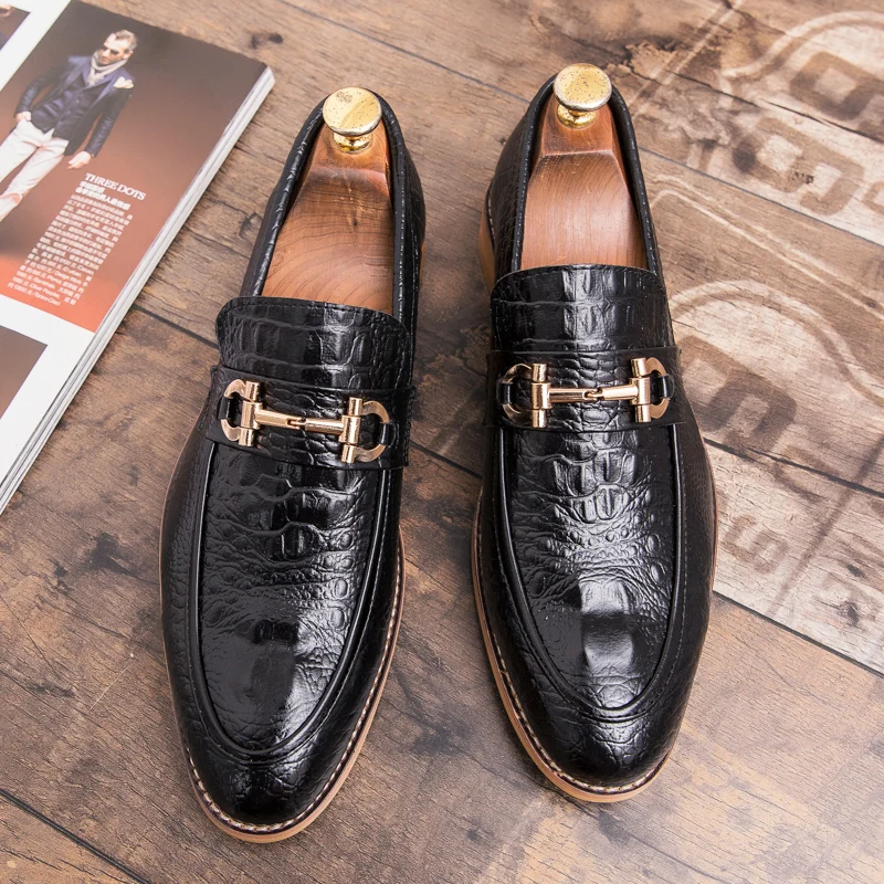 designe snake skin formal leather men shoes italian luxury brand evening party male footwear dress wedding brogue oxford for men (22)