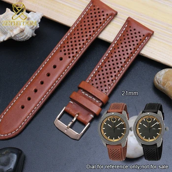 

leather watch strap 20mm double head layer cowhide genuine leather bracelet 21mm watchband minimalist style wristwatches band