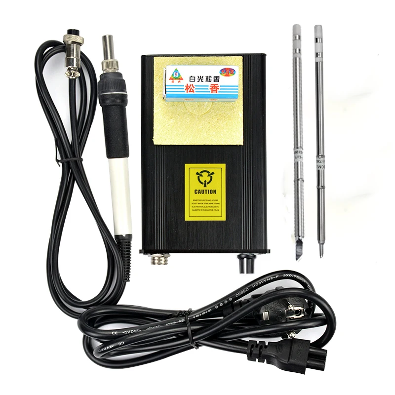 Goedkoop Aiyima 110V 220V T12 Digitale Soldeerbout Station Temperatuur Controller Eu Plug + T12 Handvat + T12 BCM2 En t12 K Tips