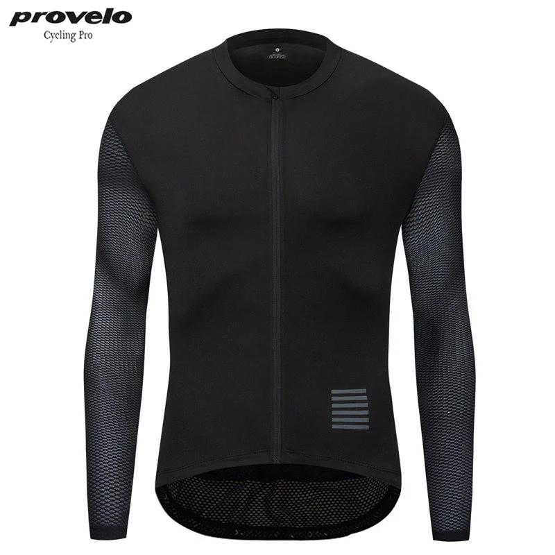 

2019 Gobik Mens Cycling Jersey Long Sleeve Mesh Fabric Ropa Maillot Ciclismo Hombre Pro Team Cycling Clothing Black Bike Jersey