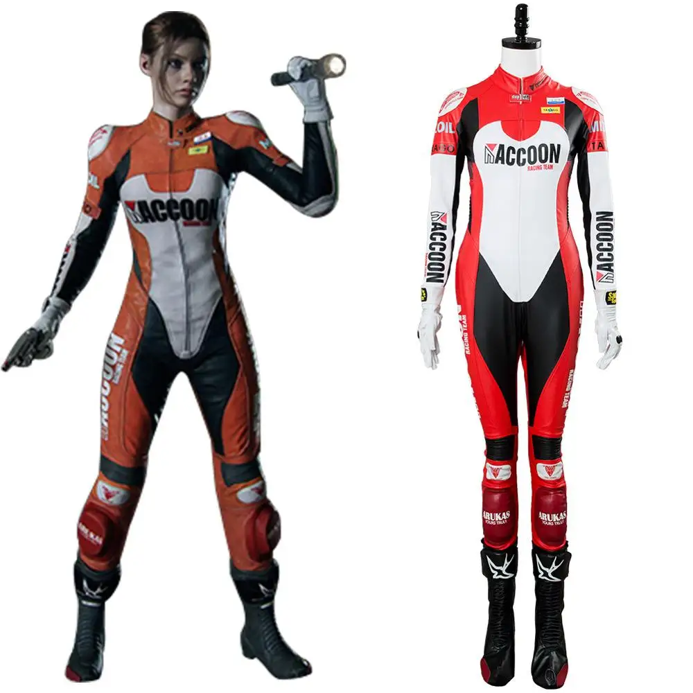 

Re Remake Claire Redfield Cosplay Costume Elza Walker DLC Halloween Carnival For Adult Men Custom Made