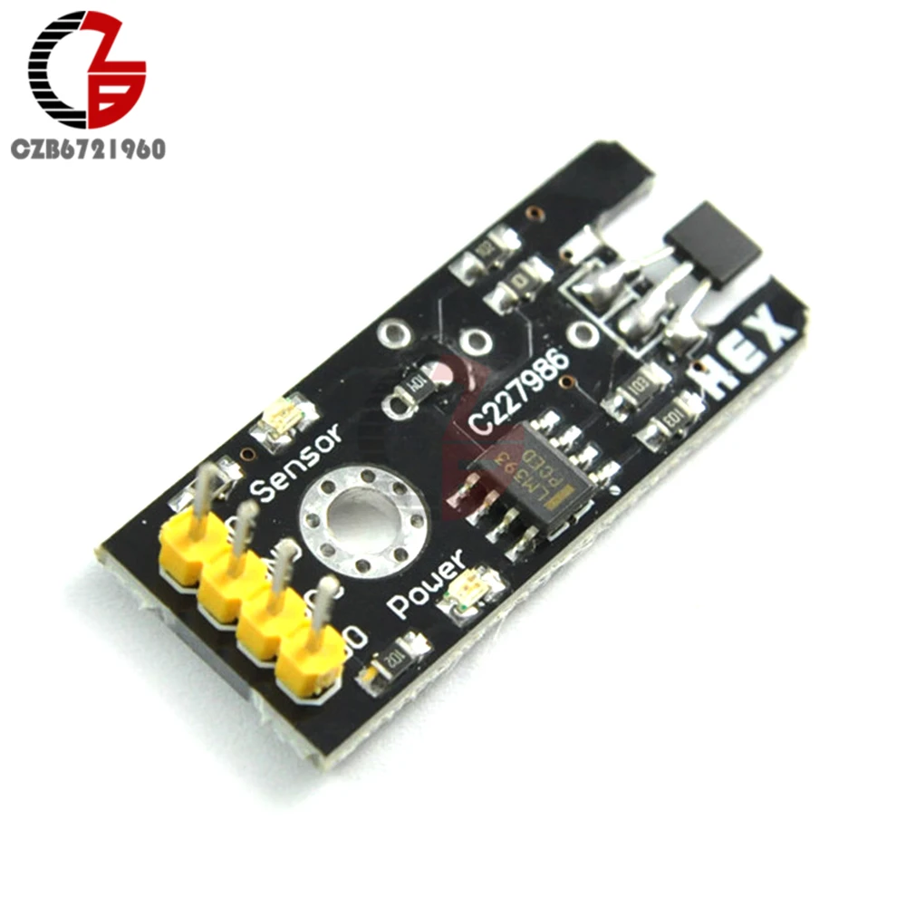 

5V 12V DC Hall Sensor Switch Module Magnetic Field Motion Sensor Detector Controller Switch Board DIY for Arduino Smart Car