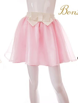Платье принцессы, Милая юбка для девочек-подростков Bobon21 рубашки для мальчиков эксклюзивная лук Фея темперамент плетеные шарики платье в стиле Одри Хепберн, юбка B1172 - Цвет: pink