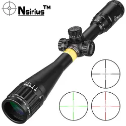 NSIRIUS 4-16x40AOE оптика красный зеленый Illuminated MilDot прицел точность Охота Сфера прицел пневматической винтовки с крышкой крепление