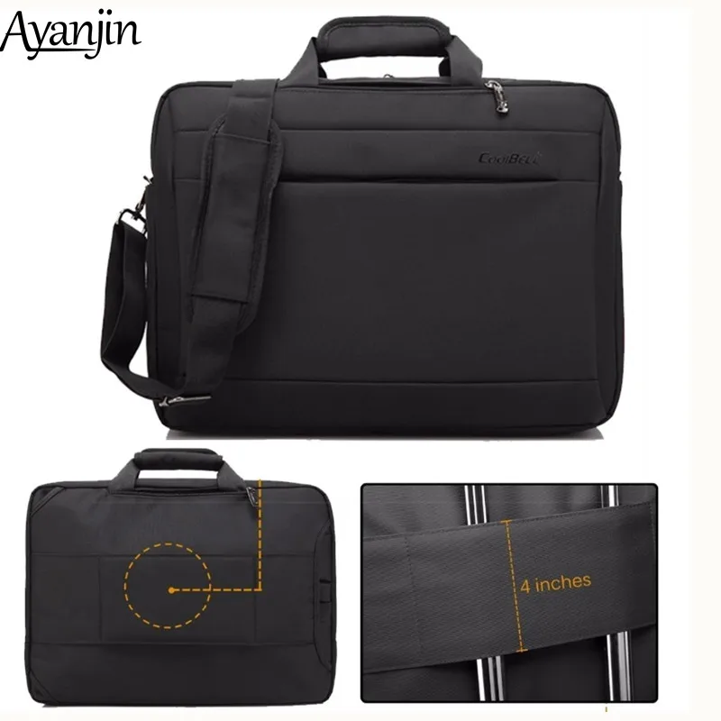 

2019 new Nylon Waterproof Notebook Unisex Shoulder Messenger For MacBook Pro 15 15.6 17.3 Laptop Bag Computer case Women handbag