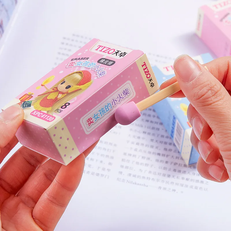 8 шт./упак., милые, миленькие в японском стиле(«Каваий») для маленькой девочки соответствует ластик Прекрасный Цветной ластик для детей студентов креативный подарок
