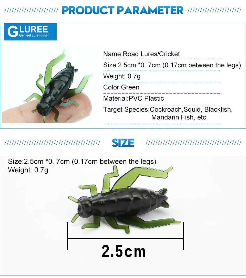 GLUREE-20Pcslot-Cricket-Soft-Fishing-Lure-Fake-Insect--Artificial-Bait-High-Quality-2_03