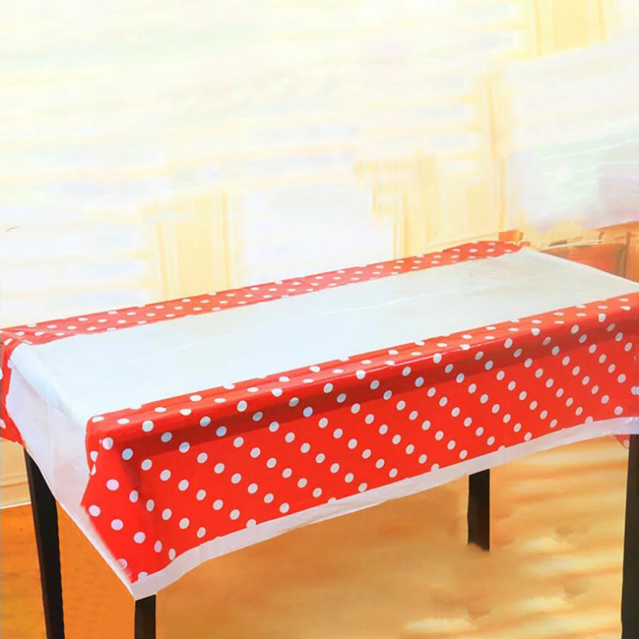 Cheap Polka Dot Plastic Table Cloth Kids Birthday Party Decoration Baby Shower Decoration Supplies Disposable Tablecloth W Cheap Polka Dot Plastic Table Cloth Kids Birthday Party Decoration Baby Shower Decoration Supplies Disposable Tablecloth W