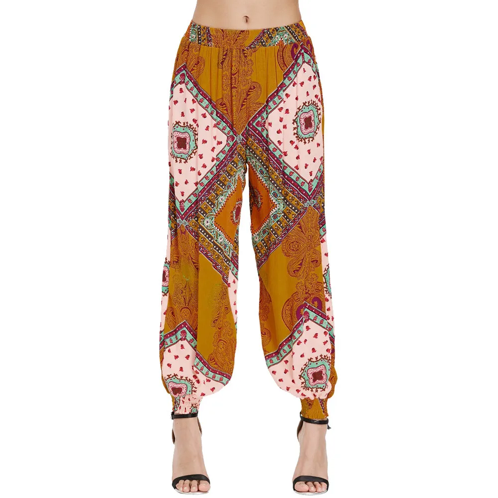 

Perimedes Perimedes Womens Ladies Printing Floral Trousers Long Pants Baggy Leggings Plus Yoga Pants Plus Size #WS