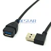 90 Degree Up & Down & Right & Left Elbow Super High Speed USB 3.0 Male To Female Cable Extension 15cm ► Photo 1/6