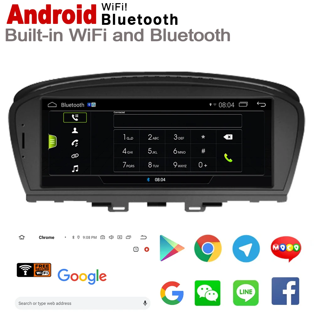 Perfect Android 7.0 up IPS car player for BMW 7 E65 E66 2008~2012 CIC original Style Autoradio gps navigation HD Screen Stereo Bluetooth 4