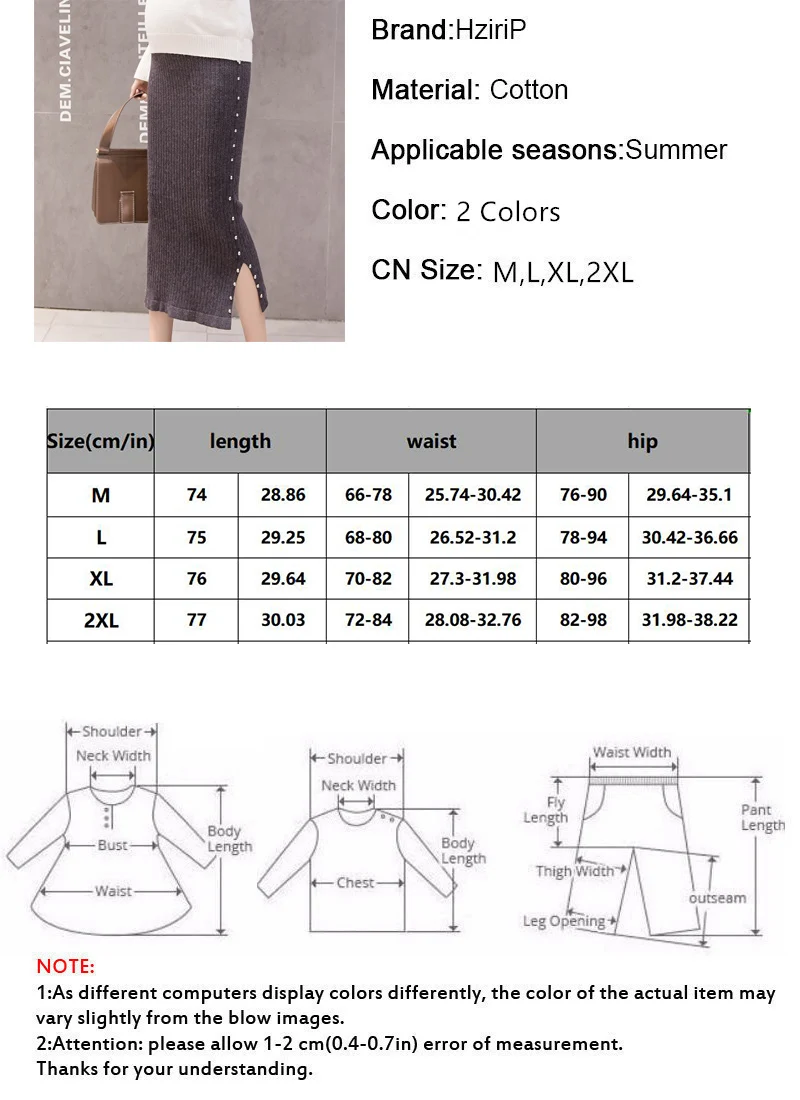 HziriP Новинка весны жемчуг Стильные Простые Модные беременности и родам юбка Fork Высокая талия для беременных вязаная женская одежда 2 цвета