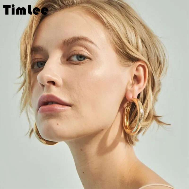 Серьги подвески Timlee E028 в ретро стиле простые ажурные Висячие Ювелирные украшения