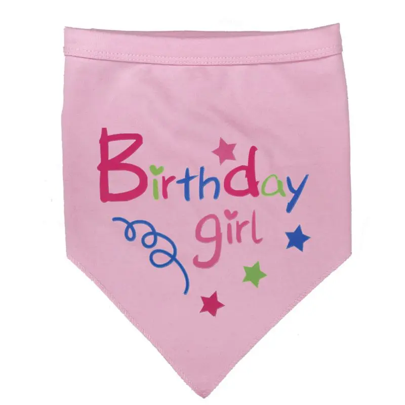 

Pet Dog Cat Birthday Bandana Cute Fashion Dog Puppy Cat Party Birthday Decoration Scarf Grooming Scarf Dog Accessories AB
