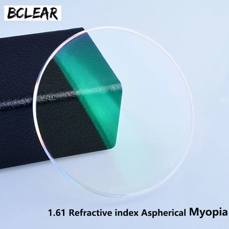 BCLEAR 1.61 Index Resin Lenses Optical Lens UV400 Reflective Coating Lens Optical Glasses