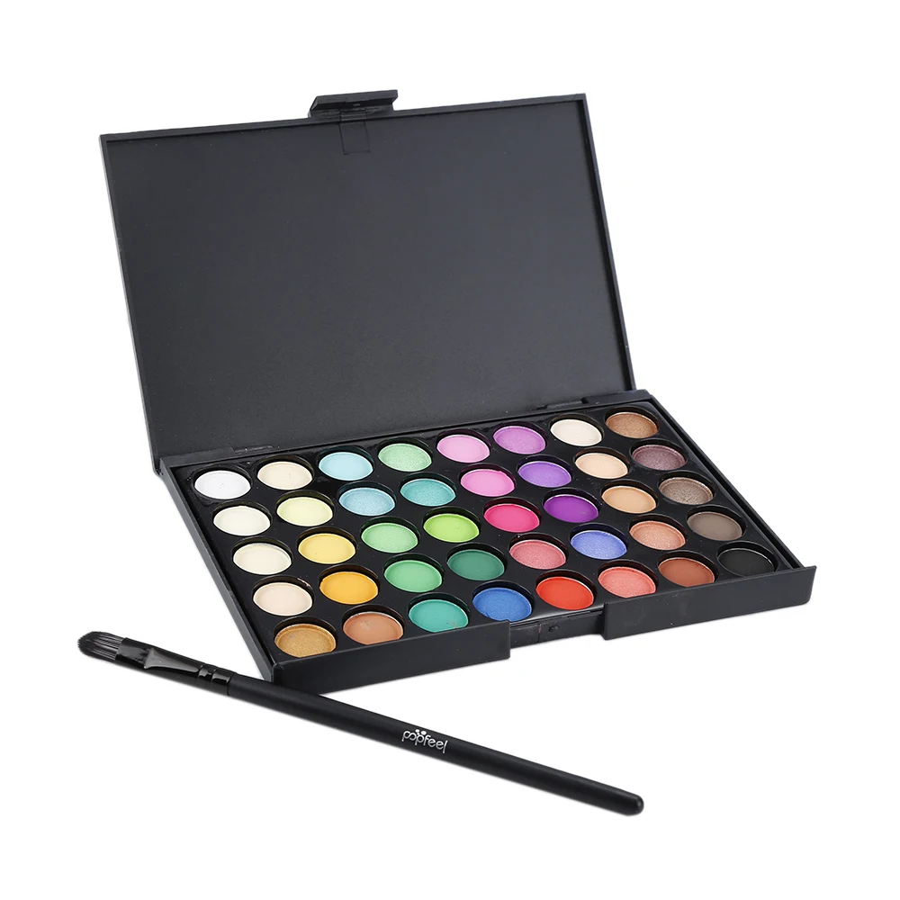 

Eye shadow Palette Cosmetic Professional Matte Eyeshadow Cream Makeup Palette Shimmer Set 40 Color+ Brush Set