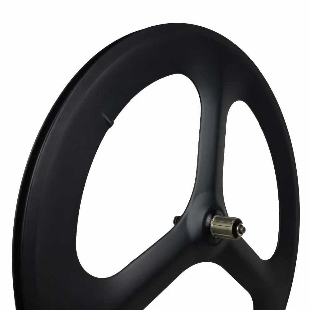Carbon Tri Spoke Wheels OEM Decals Front 700C Road Bike Rear