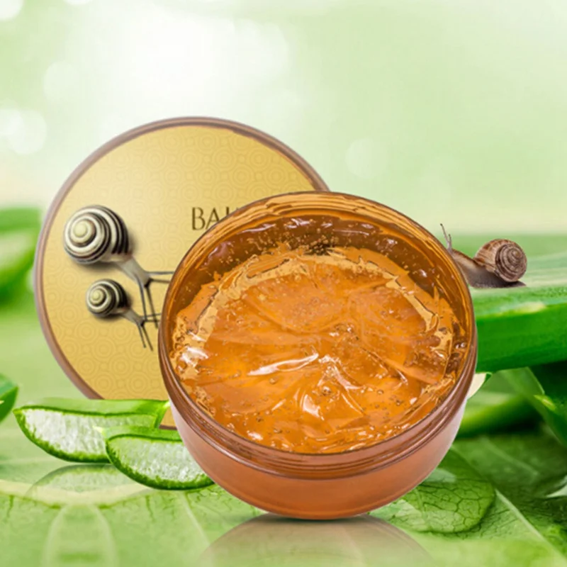 Snail Serum Aloe Vera Gel Face Cream Skin Care Repair Acne Treatment