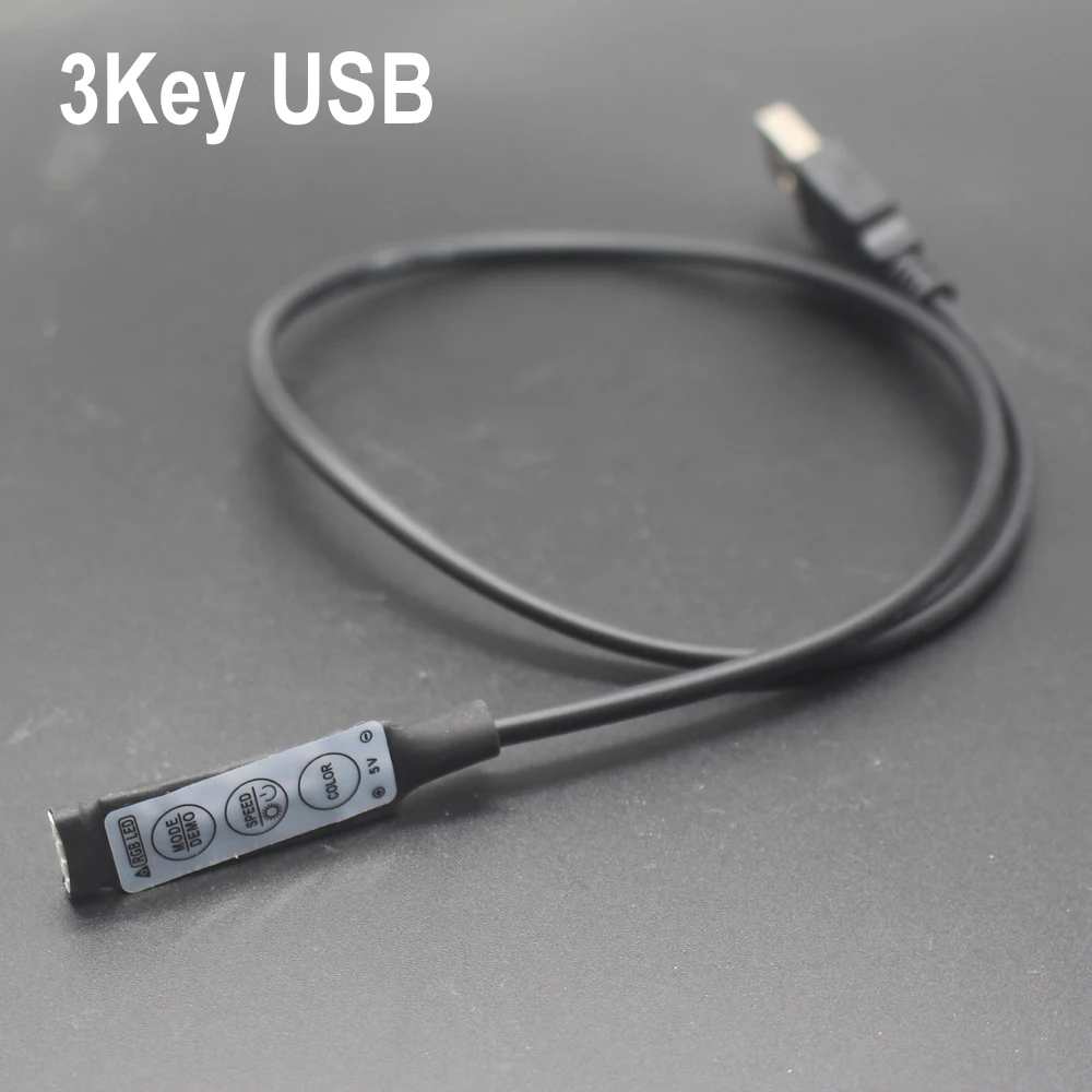 DC5V USB светодиодный полосы 5050 гибкий свет RGB, 1 м, 2 м, ТВ фонового освещения RGB светодиодный клейкая лента ip20/IP65 водонепроницаемый