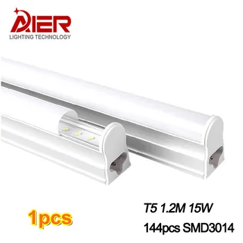 

CE Rohs led tube T5 1200mm 15W, 4ft led tube for flat surface Under Cabinet / Showcase/ Shelf Lighting