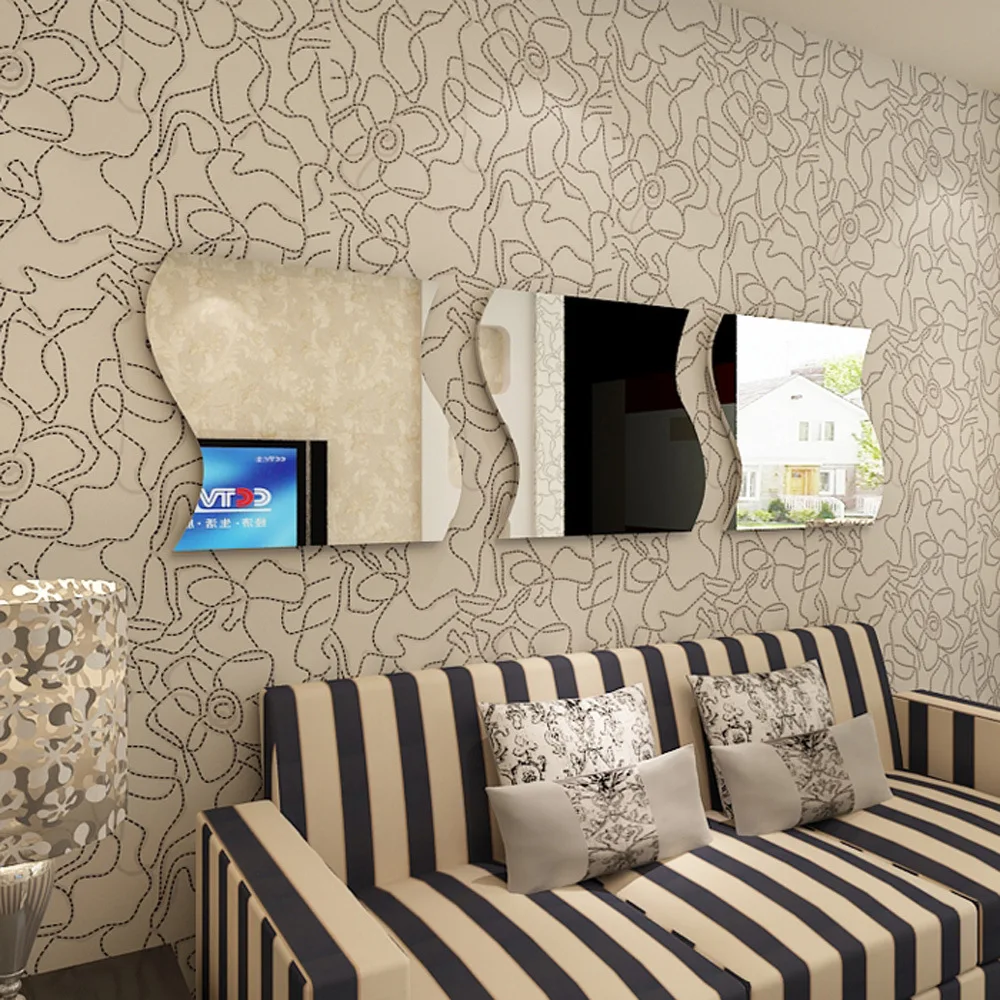 Specchio adesivo murale decorativo promozione fai spesa di ...