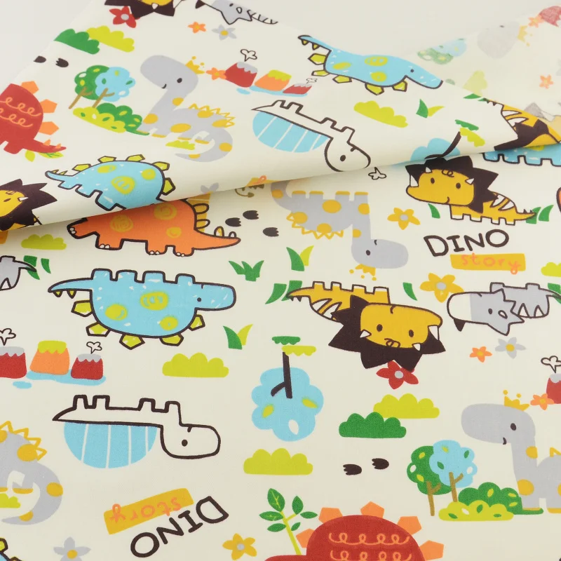 

Teramila Fabrics Cartoon Cotton Fabric Patchwork Sewing Cloth Quilting Tissue Home Textile Craft Tecido Bedding Decoration