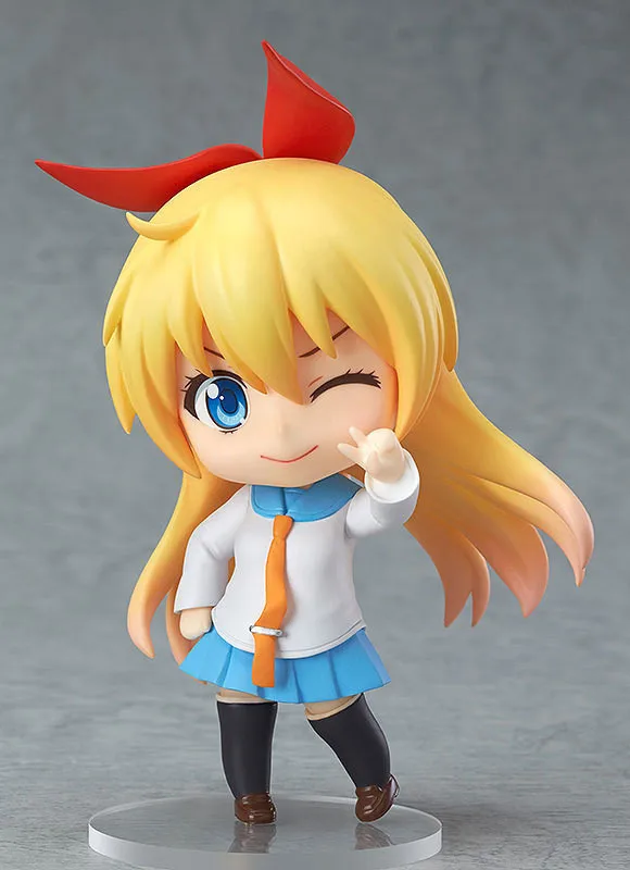 10 см милые Nendoroid Nisekoi Chitoge Kirisaki Аниме Фигурки ПВХ Коллекция Модель игрушки brinquedos Для Рождественский подарок