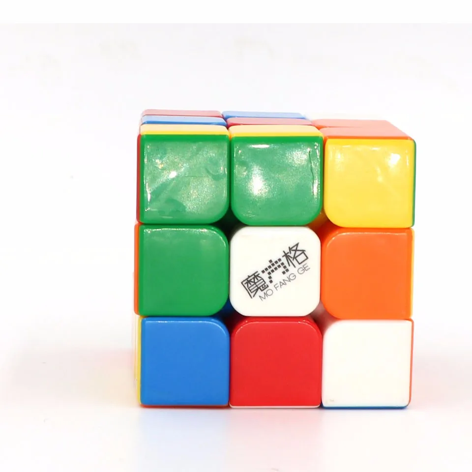 4New 3x3x3 ShengShou Rainbow Magic Cube Twisty Puzzle Game Toy FreeShipping Cubo Magico