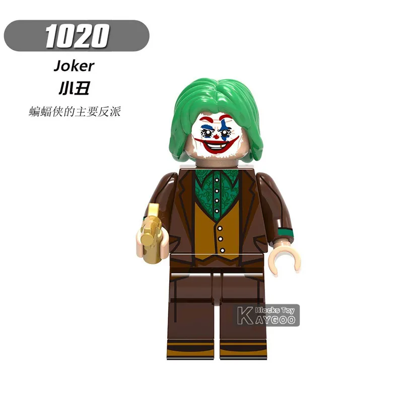 

Single sale Legoingeds technic DCJoker Minifigs Riddler Scarecrow Poison Ivy Penguin Red Hood Batgirl Building BlocksToys Gifts