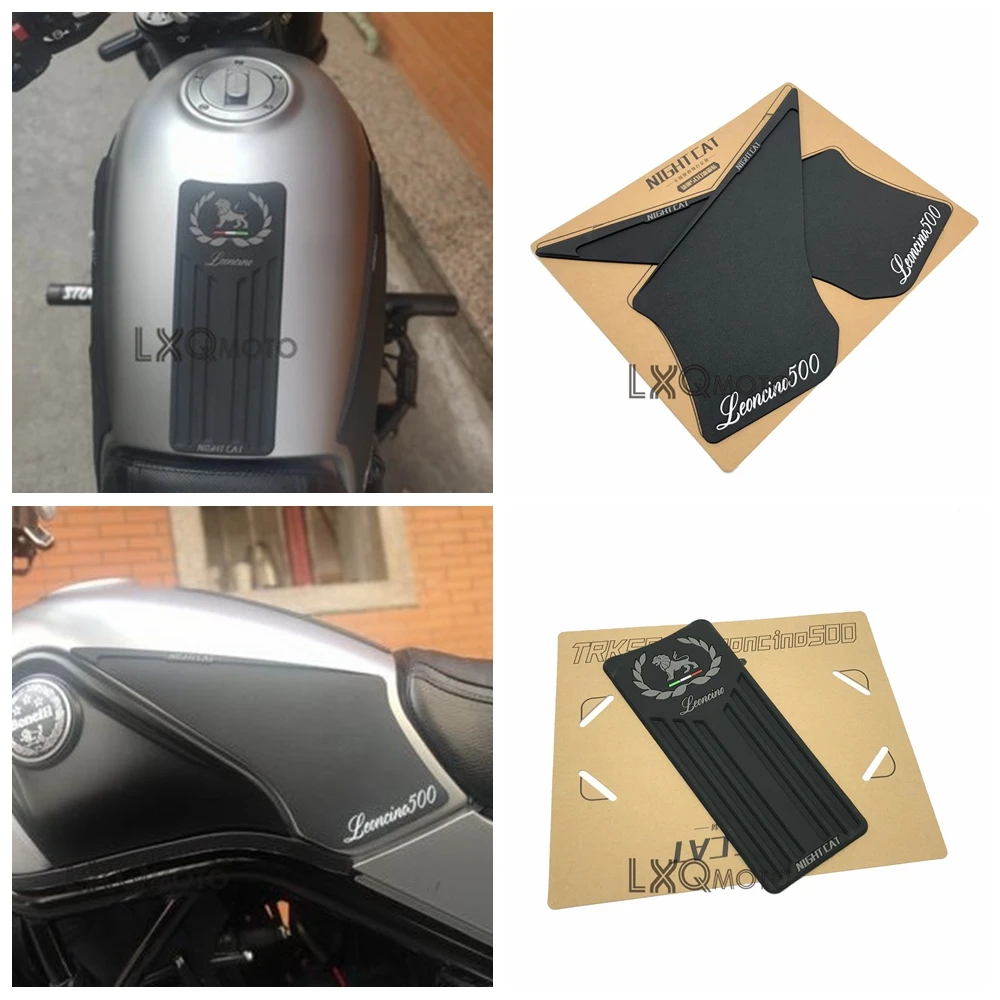A ABSOPRO Universal 3D Motorcycle Gas Tank Decal 7.68''x5.63'' Gas Tank Protector Sticker Fuel Oil Gas Tank Pad Protector Sticker PVC Rubber Black Silver Tone