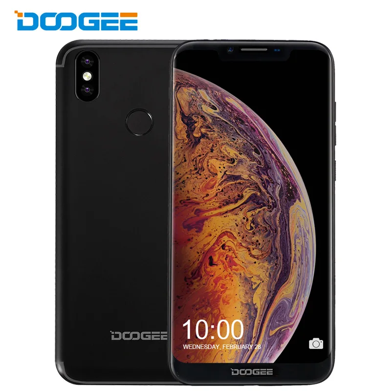 

Original Doogee BL5500 Lite 6.19 Inch 19:9 Notch Screen 4G LTE Smartphone Quad Core 2G+16G Fingerprint Mobile Phone Android 8.1