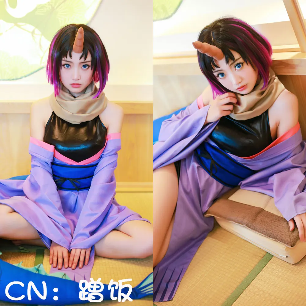 

Free Shipping Cosplay Costume Miss Kobayashi's Dragon Maid Elma Dress Uniforms Cos Uniform Dress New in Stock Halloween Anime