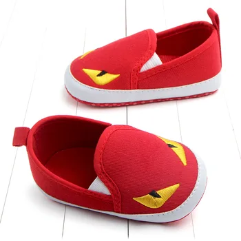 

Monster Baby Crib Shoes Canvas Dot Newborn Baby First Walkers Spring Summer Infant Girl Casual Shoes Toddler Boy Sneakers