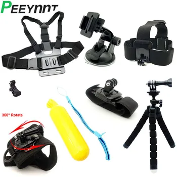 

Peeynnt Accessories Set for Gopro hero 7 for Go pro 6 5 4 Session Kit Tripod Mounts for Xiaomi Yi 4K SJCAM SJ4000 EKEN H9 H9R