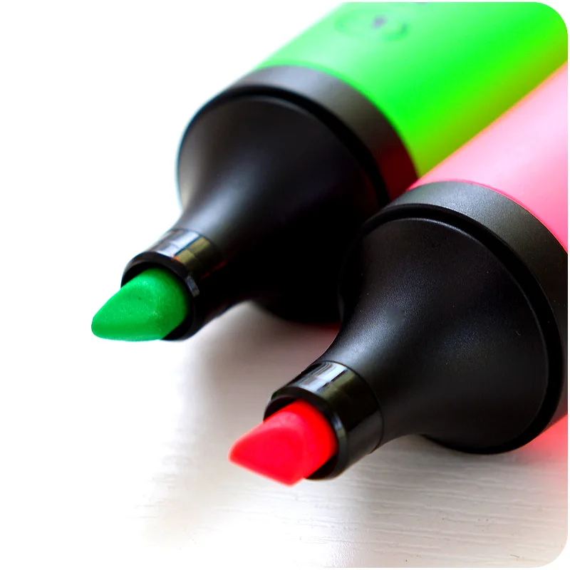20 шт./лот миниатюрная цветная маркерная ручка флуоресцентный хайлайтер точечный