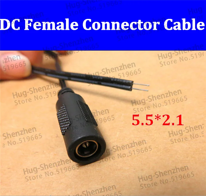 30 см DC power female Соединительный шнур питания плоский кабель Размер 5 5*2 1 разъем для