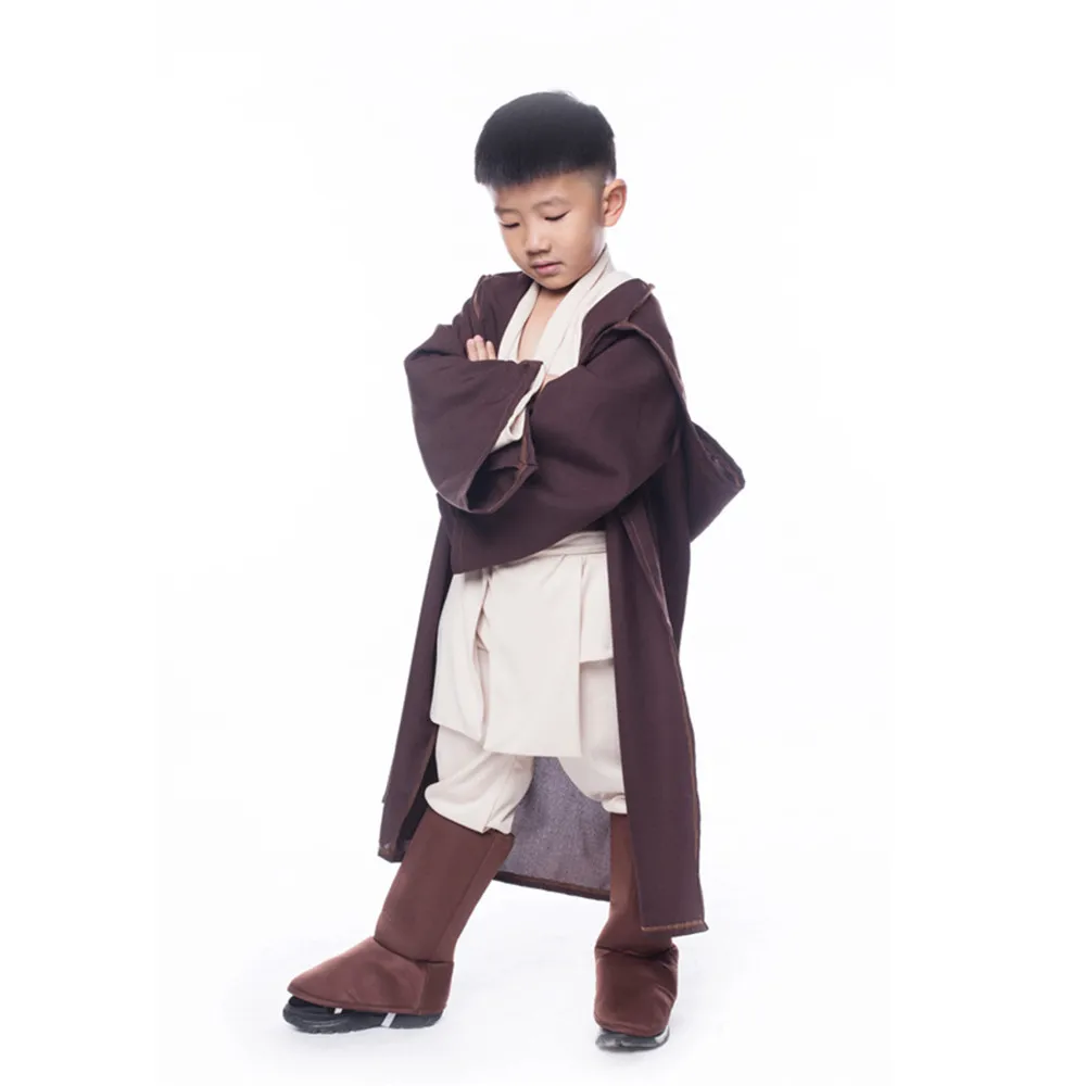 Лидер продаж обувь для мальчиков Star Wars Deluxe джедай воин персонажа фильма косплэй одежда вечеринок Дети фантазии Хэллоуин Пурим