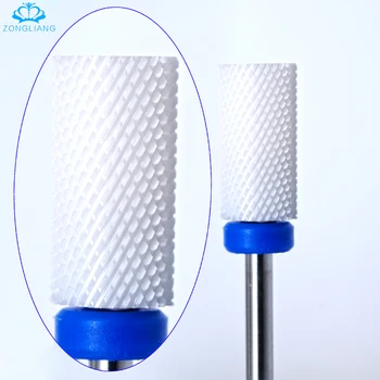 

Ceramic nail drill bits electric milling machine equipment manicure pedicure, nail polish remover accessories tool nail bit